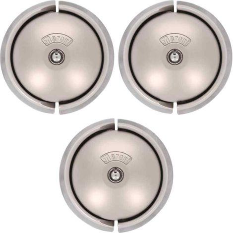 Lot de 3 serrures antivols utilitaires Meroni UFO Classic – Anti-effraction pour portes battantes et latérales – Installation rapide 20 min
