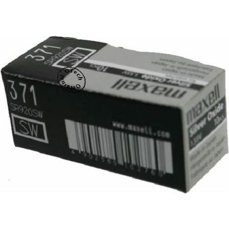 Pack de 10 piles maxell pour MAXELL SR920SW (1/2)