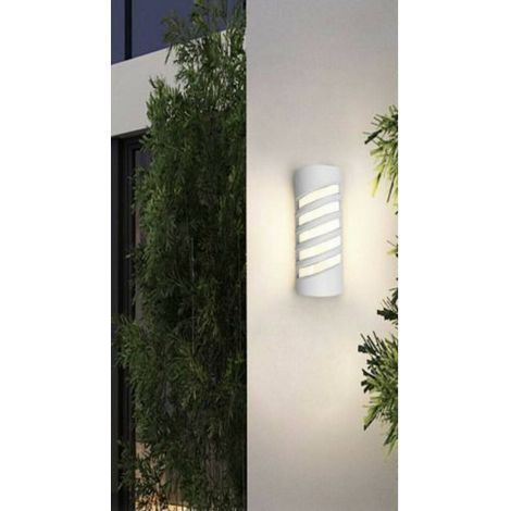 Trade Shop - LED-Wandleuchte, weiß, 12 W, für den Außenbereich, 3000 K, 6500 K, 4000 K, IP65, ES56 - (1/3)