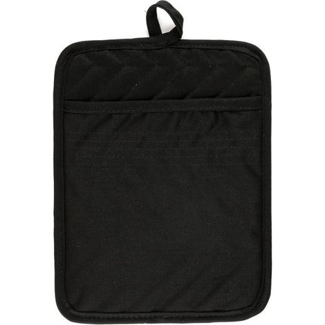 Tapis isolant pour four avec poche, résistant à la chaleur, manique, protection thermique, gants de cuisine, 79 pouces, noir (1/4)