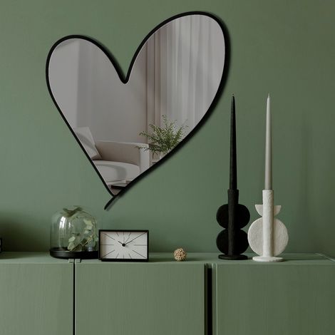 Espejo decorativo, espejo de pared, accesorio para el hogar. (1/3)