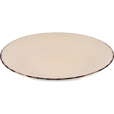 Assiette plate Mandala beige 27 cm (1/5)