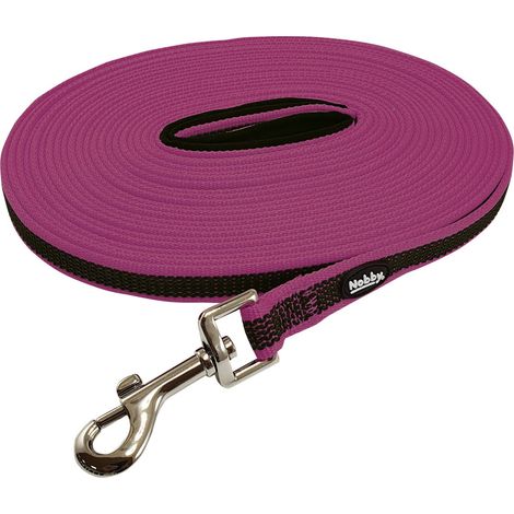 Nobby Schleppleine Anti-Slip himbeere L xB  5 m x 17 mm Hundeleinen