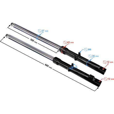 Amortiguadores delanteros Ranger Classic (1/2)