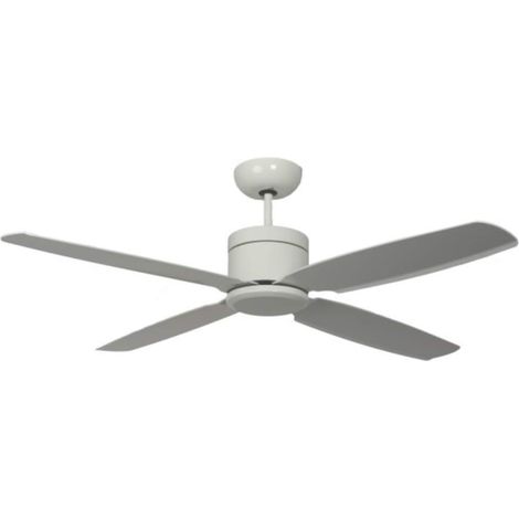 Pepeo Gmbh 132201302 Ventilatore da Soffitto Turno con Telecomando, Bianco, 132 Cm (1/2)