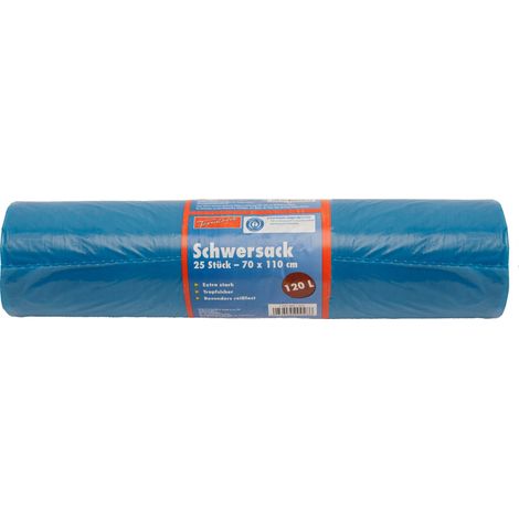 TrendLine Schwerlastmüllsäcke 120 l 25 Stück Müllsack Abfallsack Sack (1/2)