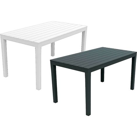 MESA SUMATRA ANTRACITA 138x78 CM