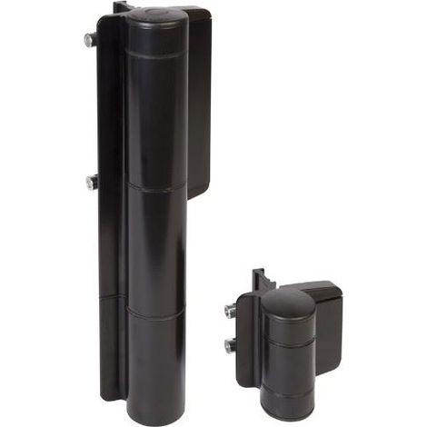 Charnière hydraulique à fermeture automatique réglable pour grandes potes - RAL 9005 - MAMMOTH - LOCINOX (1/2)
