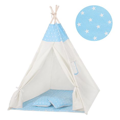 Tenda Tipi blu a stelle