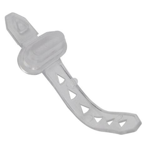Salvamaniglia Paracolpo per Maniglia a Cinturino in Gomma Trasparente 10pz (1/2)