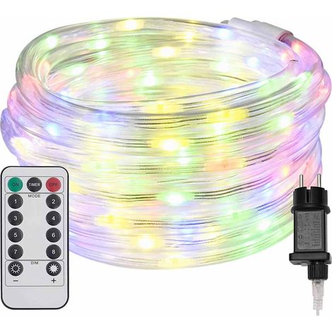 Luz de cuerda con 240 LED Multicolor 10 m PVC vidaXL