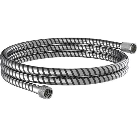 KIRCHHOFF Brauseschlauch 200 cm, Kunststoff, Schwarz/Chrom (1/3)