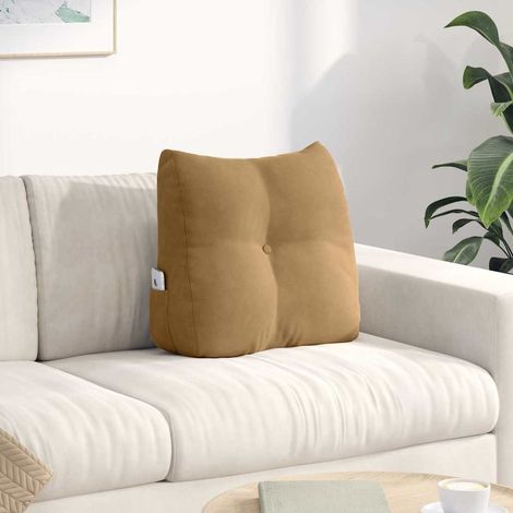 Rückenkissen Braun 45 x 24 x 50 cm Samt