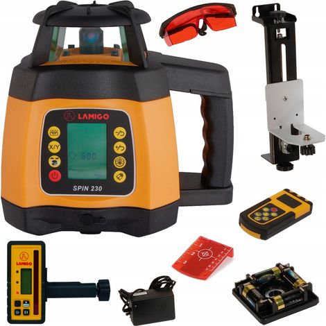 Lamigo Spin 230 Laser rotante Raggio laser rosso Autolivellante 360 (1/5)