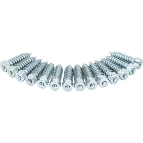 100 Pointes de Pneu M8 Adhérence Parfaite Anti-Dérapant Universal pour Chargeuse Tractopelle Chariot Élévateur (1/5)