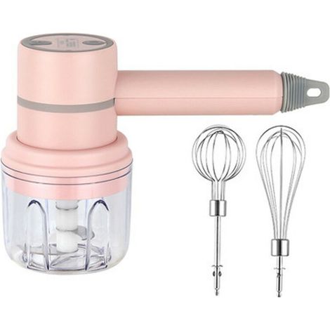 Kitchen Tools Electric Garlic Chopper Portable Meat Chopper Food Chopper Pink