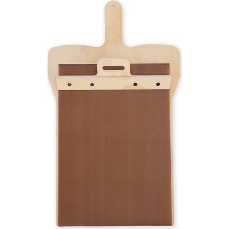 Spatule à pizza coulissante antiadhésive et multifonctionnelle en bois, grande taille, idéale pour la cuisine à domicile. (1/5)