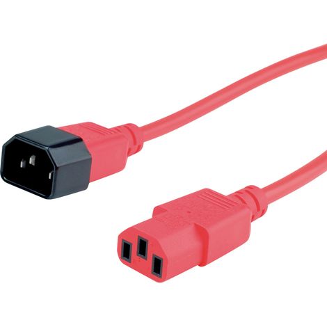 Roline 19.08.1520 Strom Verbindungskabel Rot 1.80 m