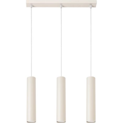 Lámpara colgante Vaza beige, 3 luces (1/5)
