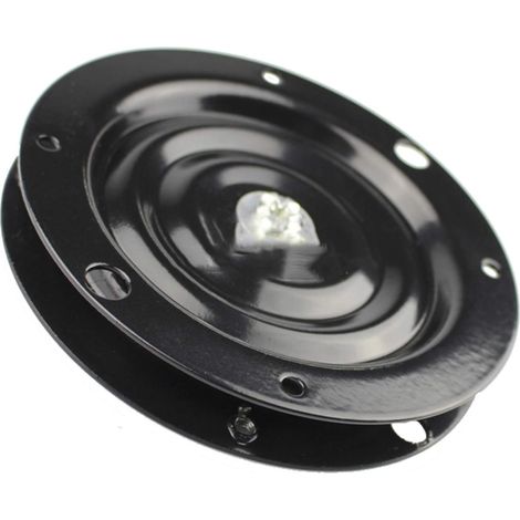 Aougo – Ø16cm round turntable bearing – Heavy duty A3 steel swivel base for boat seat/bar stool – 360-degree rotation – Easy installation (1/5)