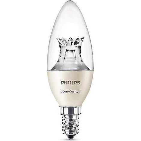 Scene Switch LED E14 Edison Screw Candle Light Bulb 3 Step Dimming 40 W (1/4)