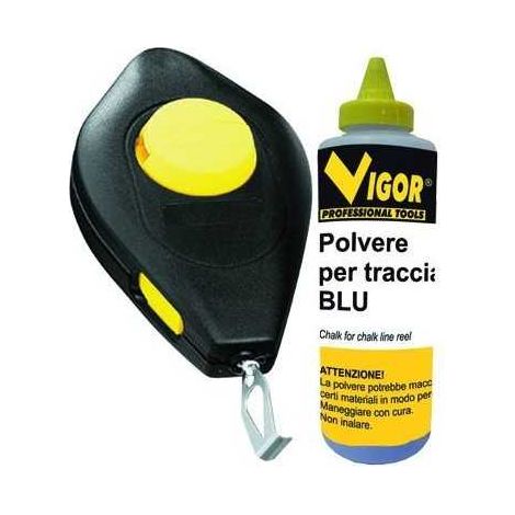 Dispositivo Rastrea Líneas Set Vigor con Polvo de Hilo 30 M