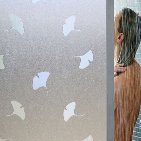 Film Vitre Dépoli - Film Isolant Thermique pour Fenêtre - Adhésif Électrostatique Sans Colle - 45 x 200 cm - Blanc - 1 Pièce (1/5)