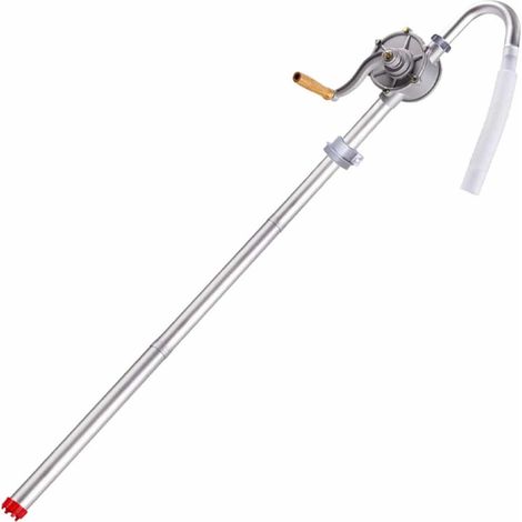 Pompe à Tambour, Pompe à Manivelle, 29 L/Min,Tambour de Manivelle Manuel Rotatif en Alliage d'aluminium, Pompe à Main pour Réservoir, Pompe à Carburant Manuel pour Garage Essence - Diesel (1/5)
