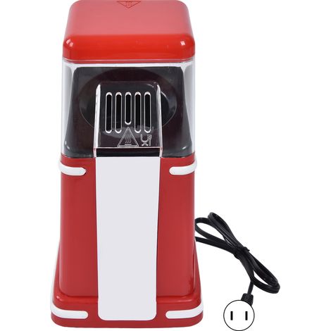 Machine à popcorn électrique 1200W, design à air chaud, structure compacte, pour famille et fête, prise US 110V. (1/5)