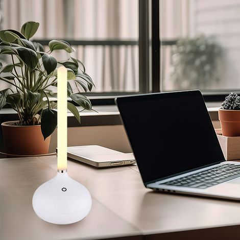 Tischlampe Außenleuchte Tischleuchte LED Touch weiß IP44 CCT H 24,3 cm