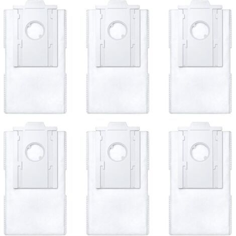 6 Pcs Sacs à poussière d'aspirateur pour Samsung VCA-RDB95 Jet Bot+ Jet Bot AI+ Robot Aspirateur Pièces de rechange (1/5)