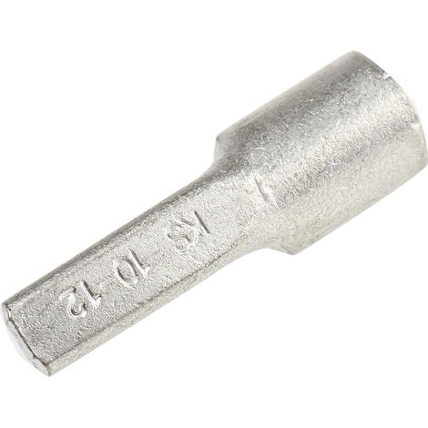 Connecteur à broches à sertir Non-isolé RS PRO, Dia. broche 4.3mm, Long. broche 14mm 8AWG 10mm² 8AWG 10mm² Non-Enveloppé (1/2)