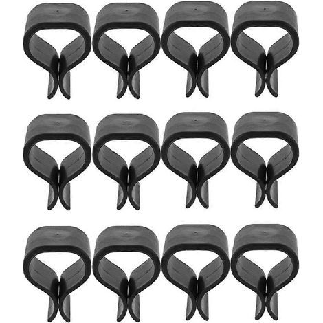 Clips de fixation antidérapants pour meubles, clips de connexion pour canapé de jardin, clips de fixation pour canapé en plastique rotin, 2,4×2×1,6 pouces, lot de 12 pour l'ameublement. (1/5)
