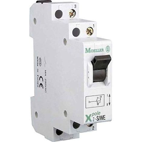 Interruptor modular para escaleras I-0-II (red eléctrica-generador) 16A 2P Z-S/2WM 248346