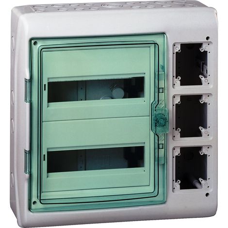 Mureva pour appareillage modulaire et interface 2x12 mod. + 3 ouvertures 90x100 - 13971M
