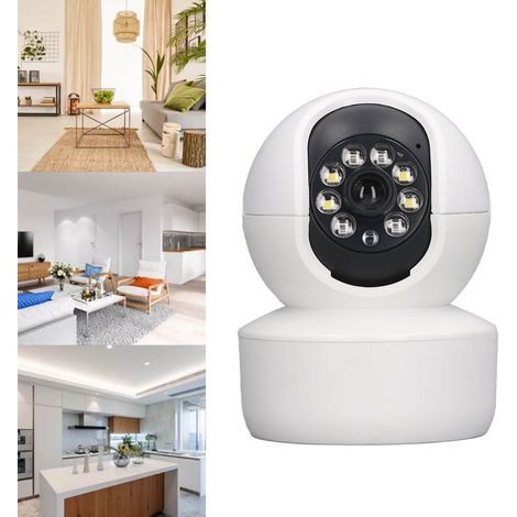 Caméra de sécurité A10, vision nocturne haute définition 1080p, panoramique/inclinaison intelligent, interphone bidirectionnel, caméra de surveillance domestique (1/5)