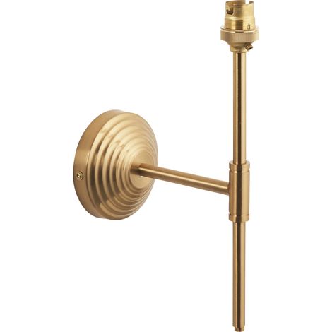 Applique industriale a T ottone spazzolato B22 Endon (1/5)