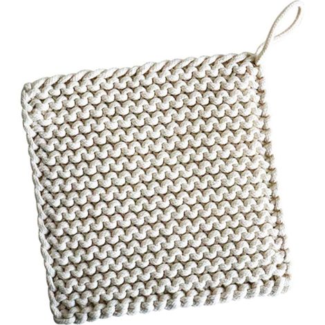 1pièce Tapis De Pot Épais Coton Tissé sous Créatif pour Tasses Et Pots De Table Et du Bruit Design Fait Main1212CM (1/5)