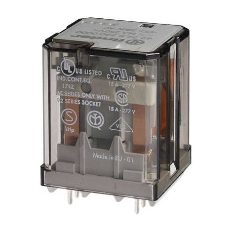 Finder 62.22.8.024.4300 Relais pour circuits imprimés 24 V/AC 16 A 2 NO (T) 1 pc(s) Y521133 (1/2)