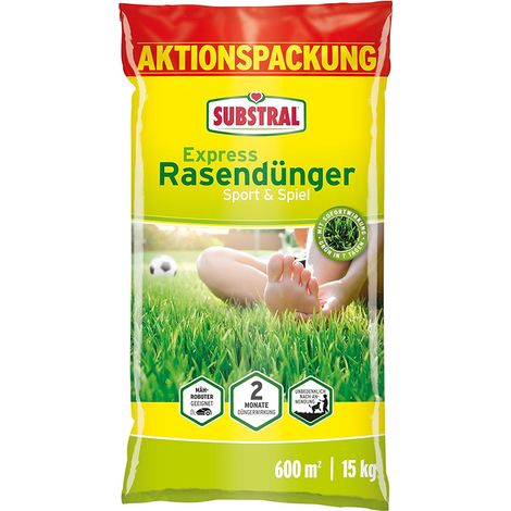 Substral Express Rasendünger Sport & Spiel für 600 m² 15 kg Aktionspackung Dünger (1/5)