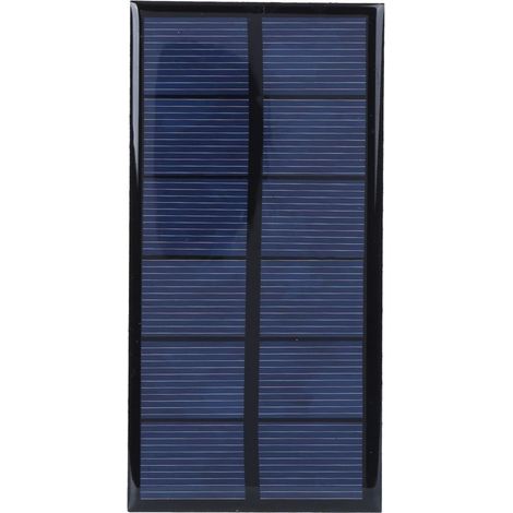 Panneau de cellules solaires en silicium cristallin Portable 1W 3V, extérieur, pour alimentation de chargeur électrique DIY (1/5)