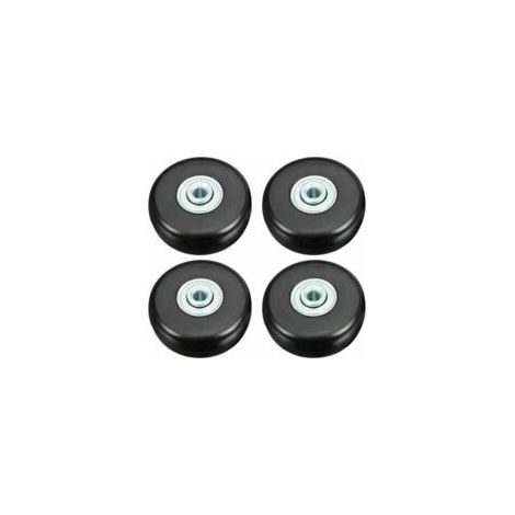 Ruote per valigie, ruote di riparazione per bagagli, ruote di ricambio universali girevoli in gomma resistenti e silenziose da 50 mm per valigie/bagagli/zaini/viaggi - Crezuo