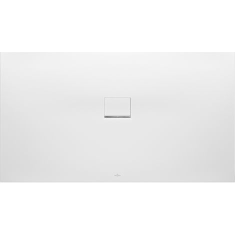 Villeroy & Boch Squaro Infinity Plato de ducha rectangular, 1400 x 800 x 40 mm, Stone White