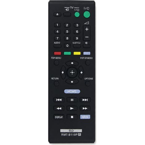 Telecomando per Lettore Blu-ray Compatibile con Sony RMT-B119P (1/5)