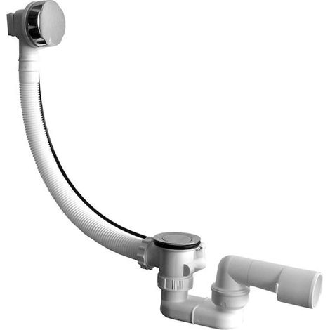 Jika Deep - Sistema di scarico e troppopieno 550 per vasca da bagno, bowden, plastica H2948150040001