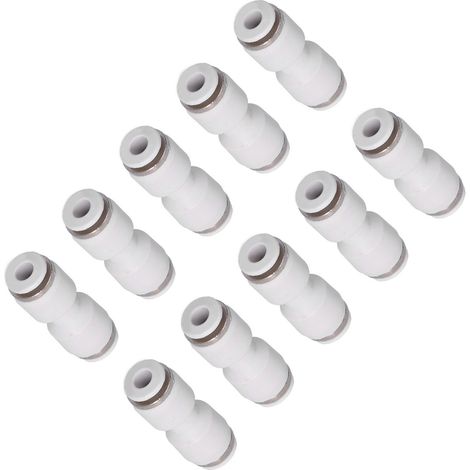Raccord pneumatique droit à connexion rapide pour tubes (PU16 (10 pièces)) (1/5)