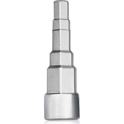 CSPARKV 1/2" Clé étagée pour cliquet avec 5 niveaux 3/8, 1/2, 3/4, 1-1/4", Clé universelle pour raccords de valve pour sanitaires et plomberie et radiateurs (1/5)