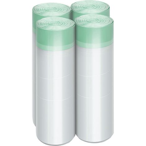 Lot de 100 sacs poubelle 13 gallons (49 litres) multi-usages, étanches et résistants, parfumés, pour salon, cuisine et toilettes. Vainiglia (1/3)