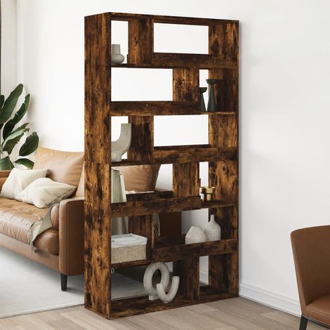 Libreria Rovere Fumo 100x33x187,5 cm in Truciolato vidaXL (1/5)