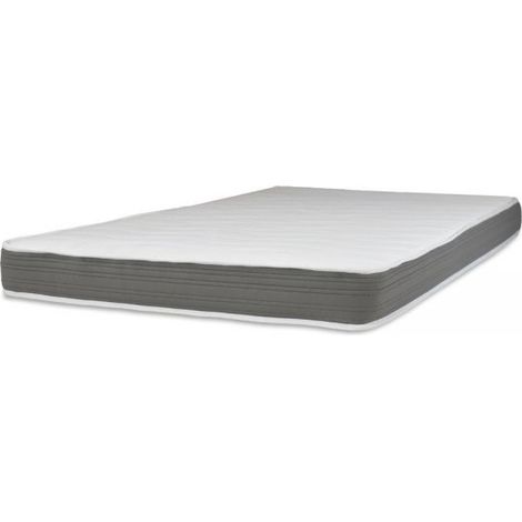 Materasso francese in tessuto antibatterico 140x190x18H cm - Silver